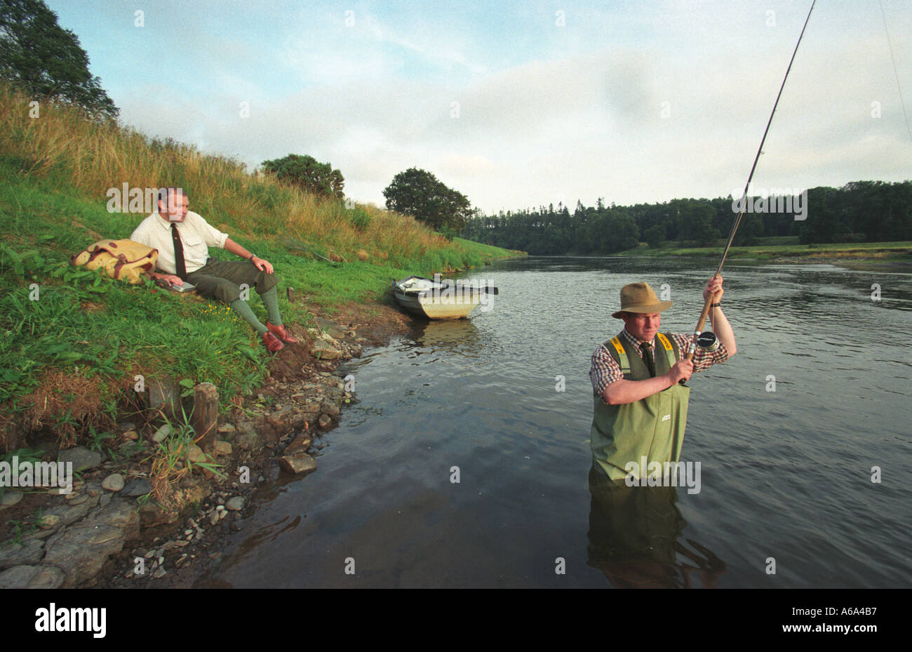 Salmon net fishing tweed hires stock photography and images Alamy