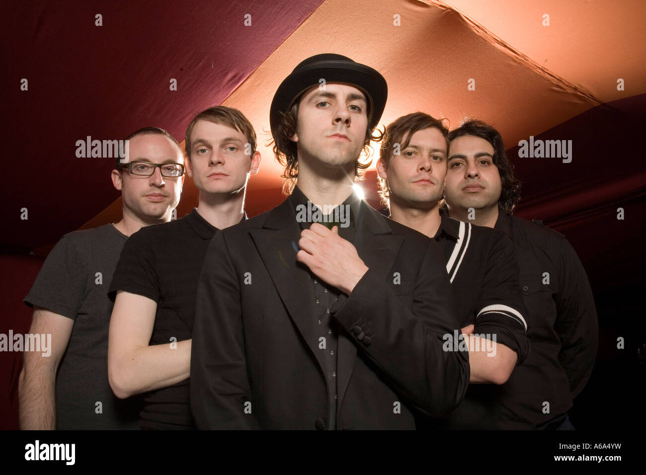 Maximo Park shot at the Vibe Bar East London 14 3 7 Stock Photo