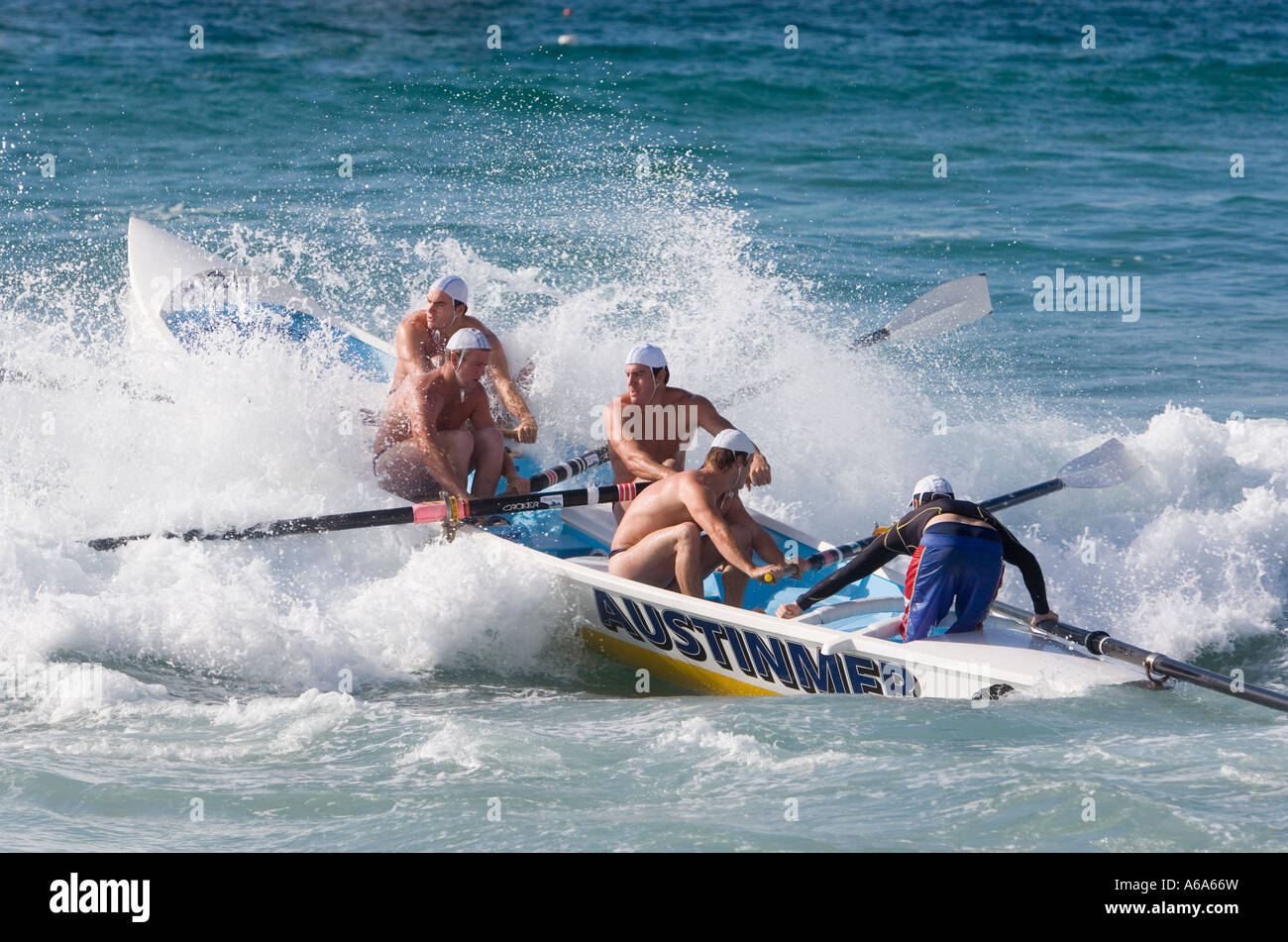 Surf boat - Sydney, New South Wales AUSTRALIA Stock Photo