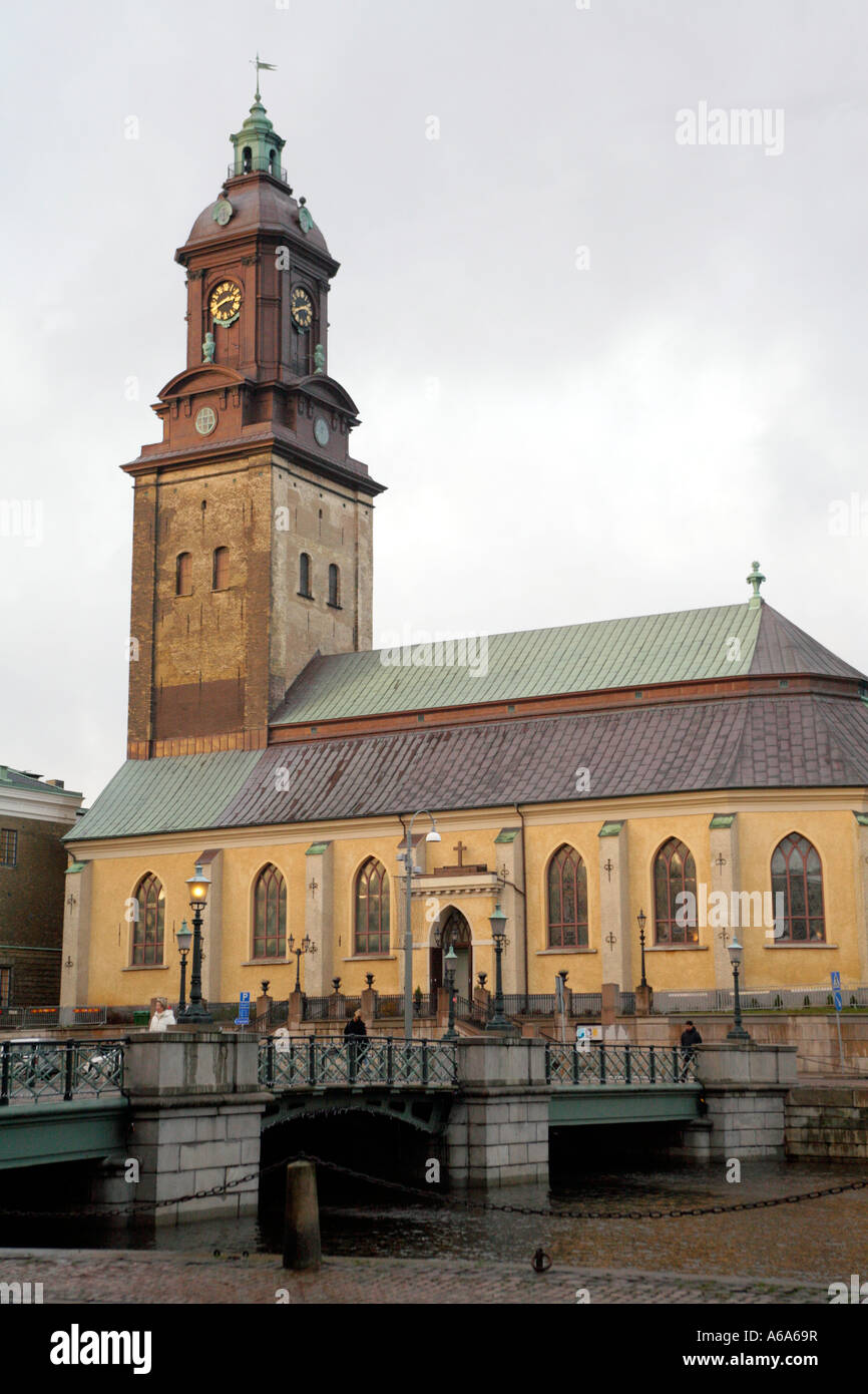 Christina Church of Gothenburg standing solemnly in the cold grey light