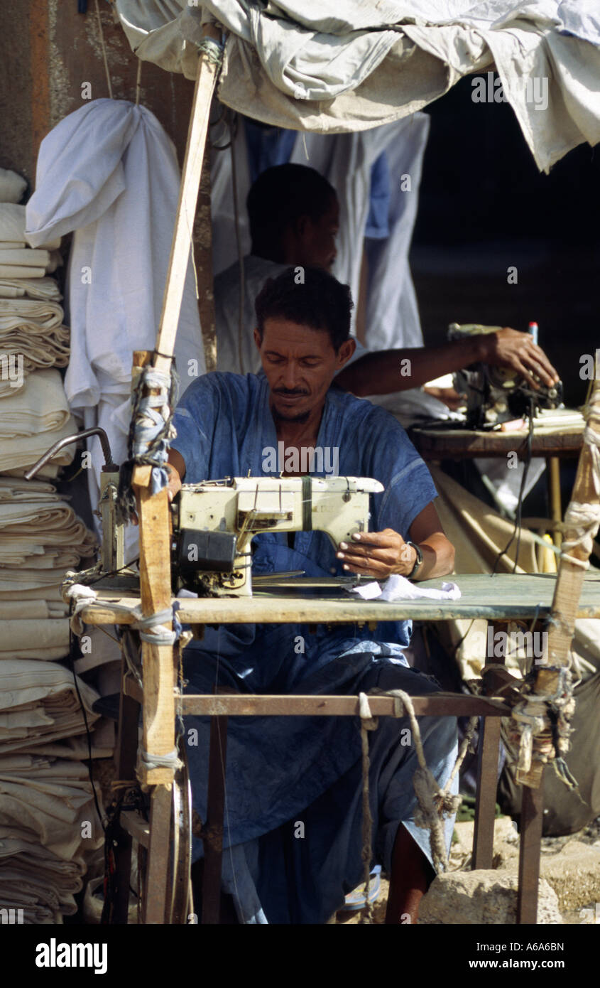 Tailor - Marché Capital, Nouakchott, MAURITANIA Stock Photo - Alamy