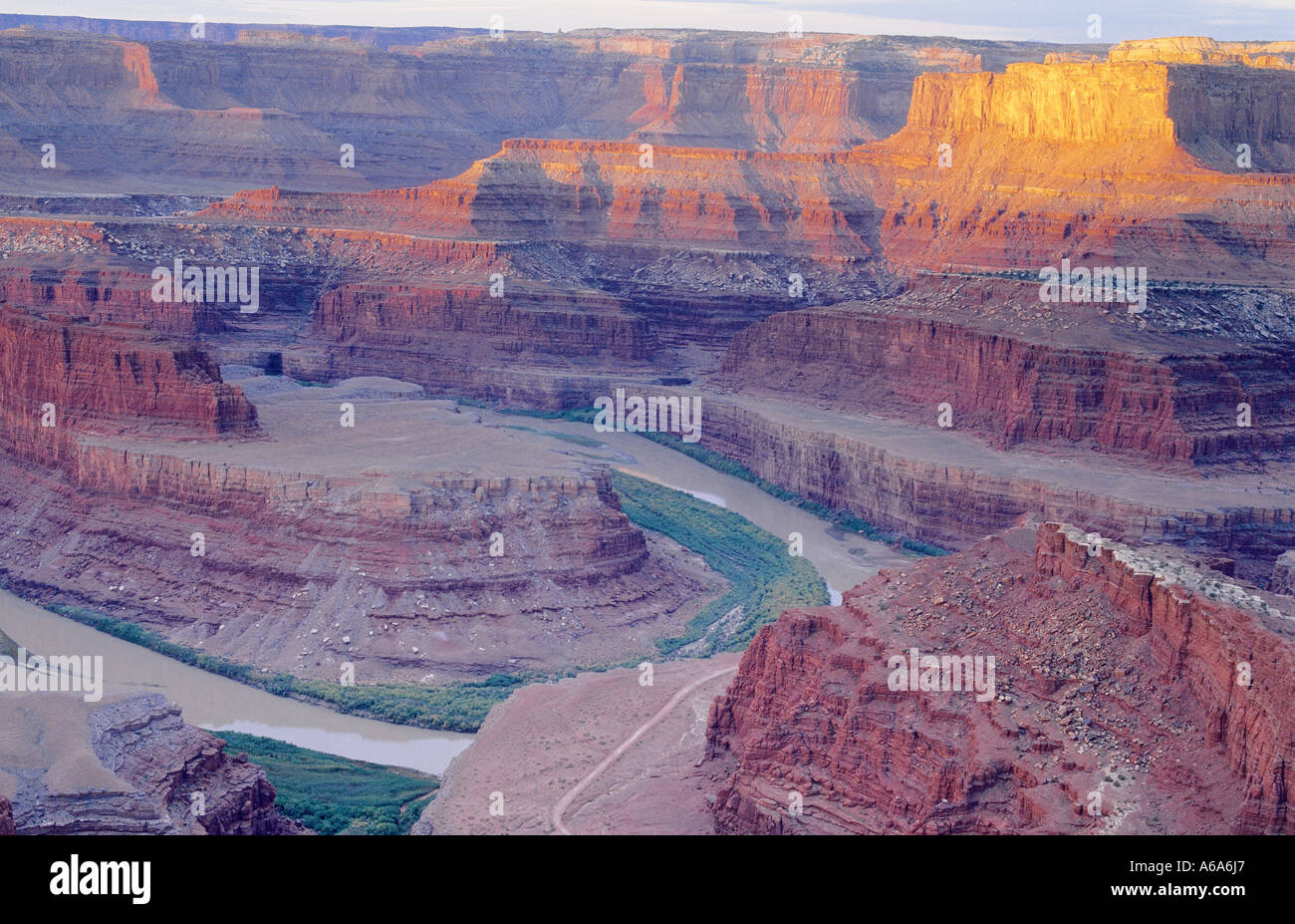 United States of America Utah Canyonlands National Park Islands in the Sky District Dead Horse Point Stock Photo