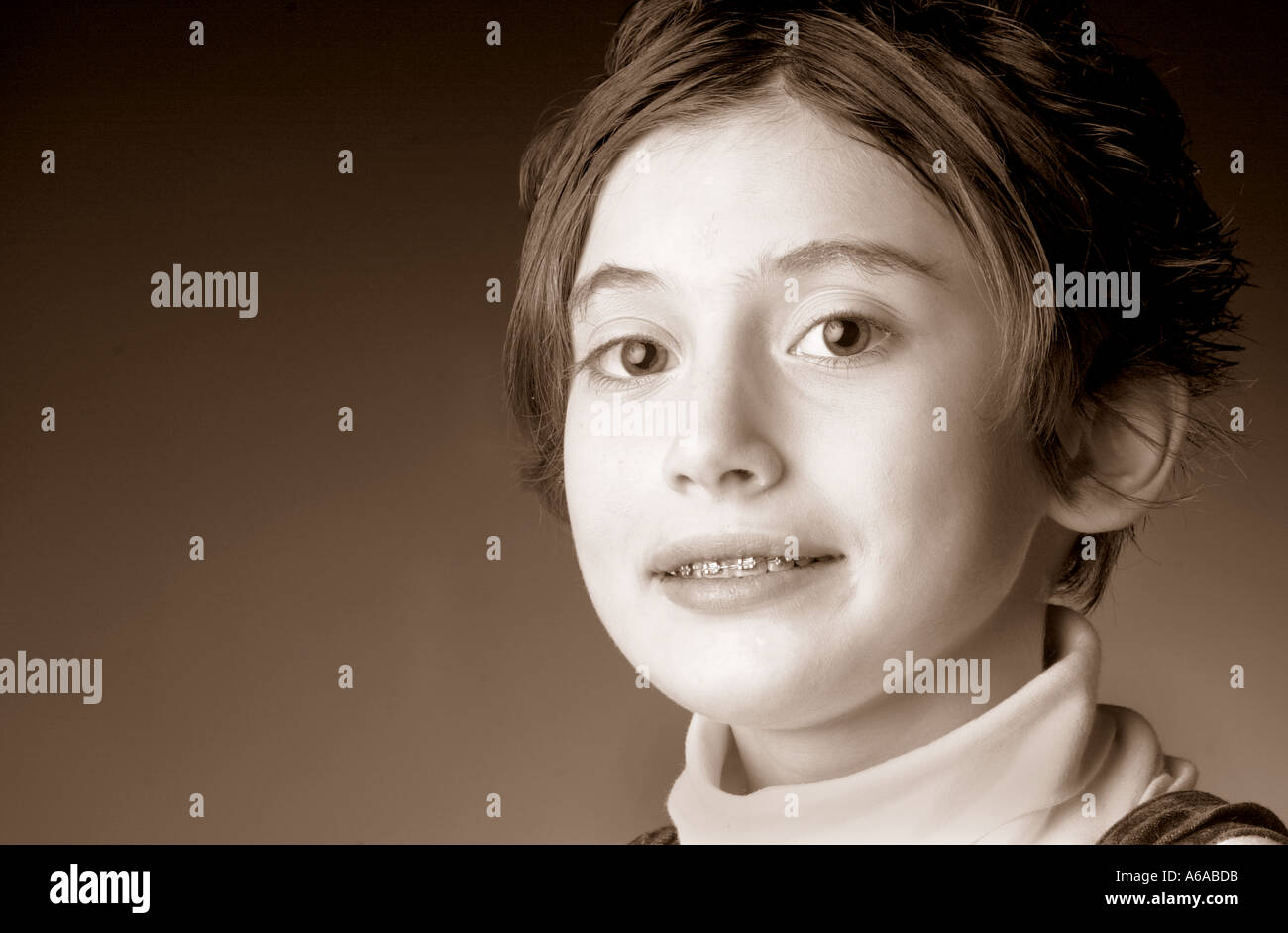 Happy teenager short hair hi-res stock photography and images - Alamy