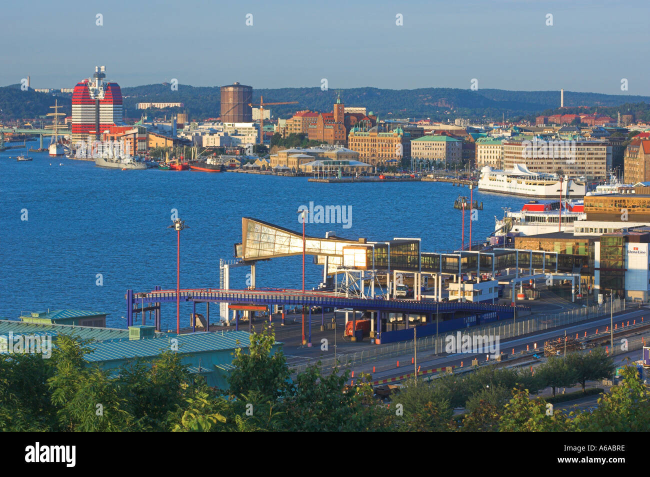 Gothenburg harbour. Sweden Stock Photo