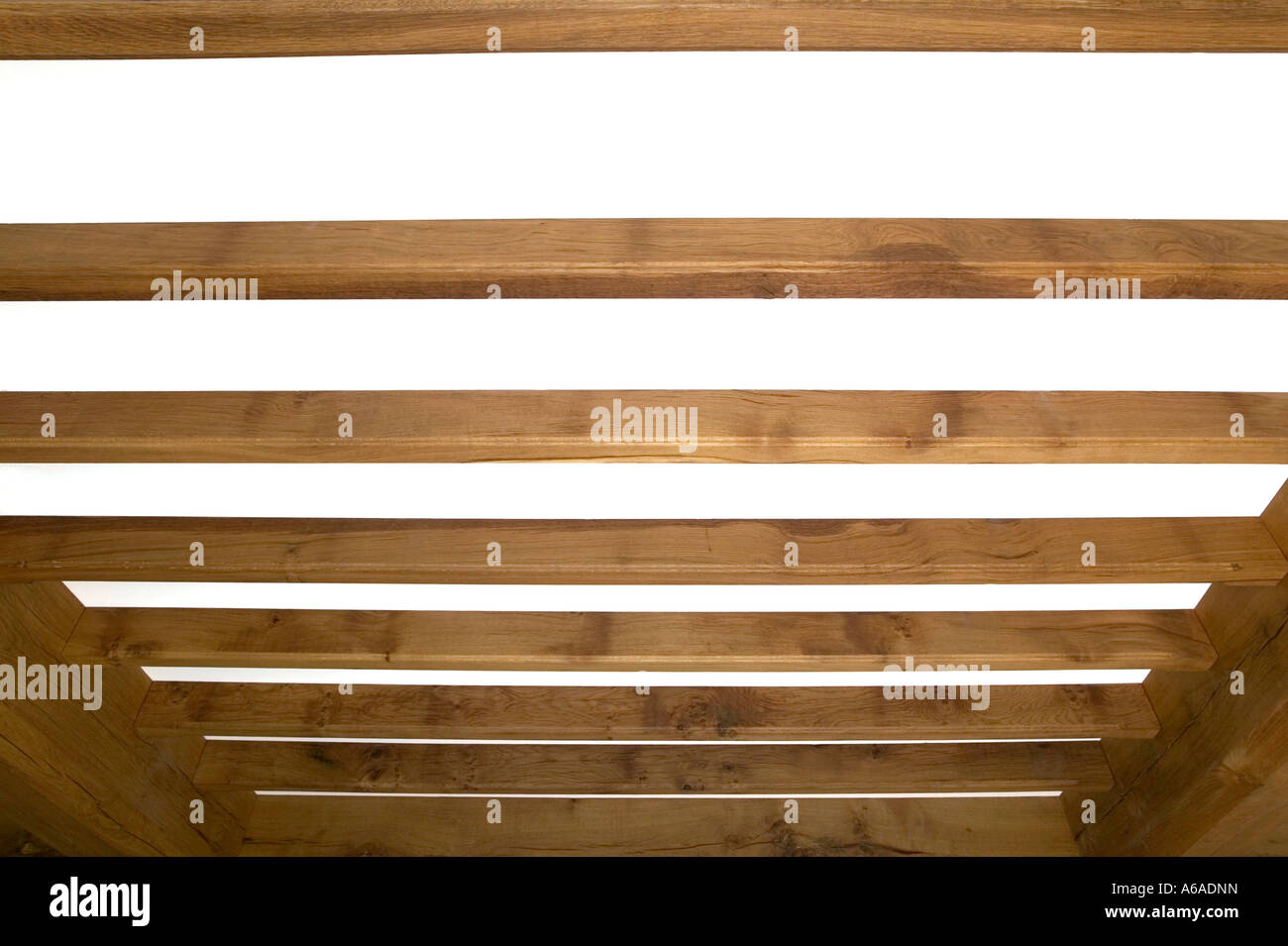 Looking Up At An Oak Beamed Ceiling Stock Photo 11513744 Alamy