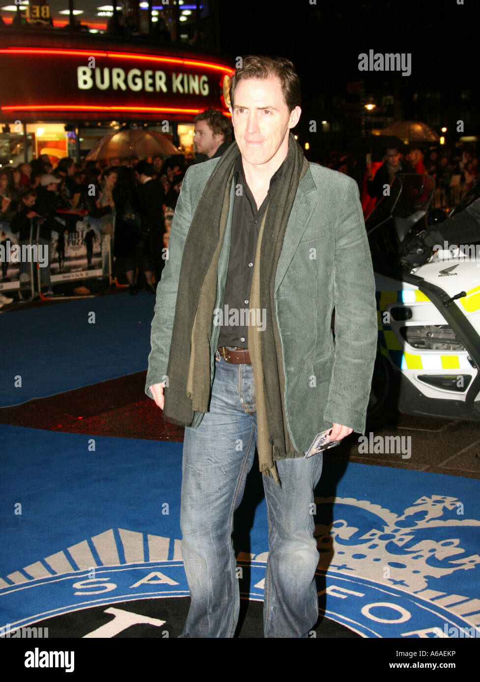 Rob Brydon in Leicester Square West End London England GB UK 2007 Stock Photo