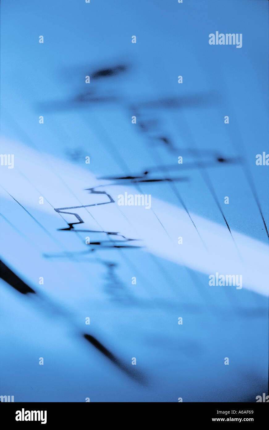 Financial Newspaper Stock Photo