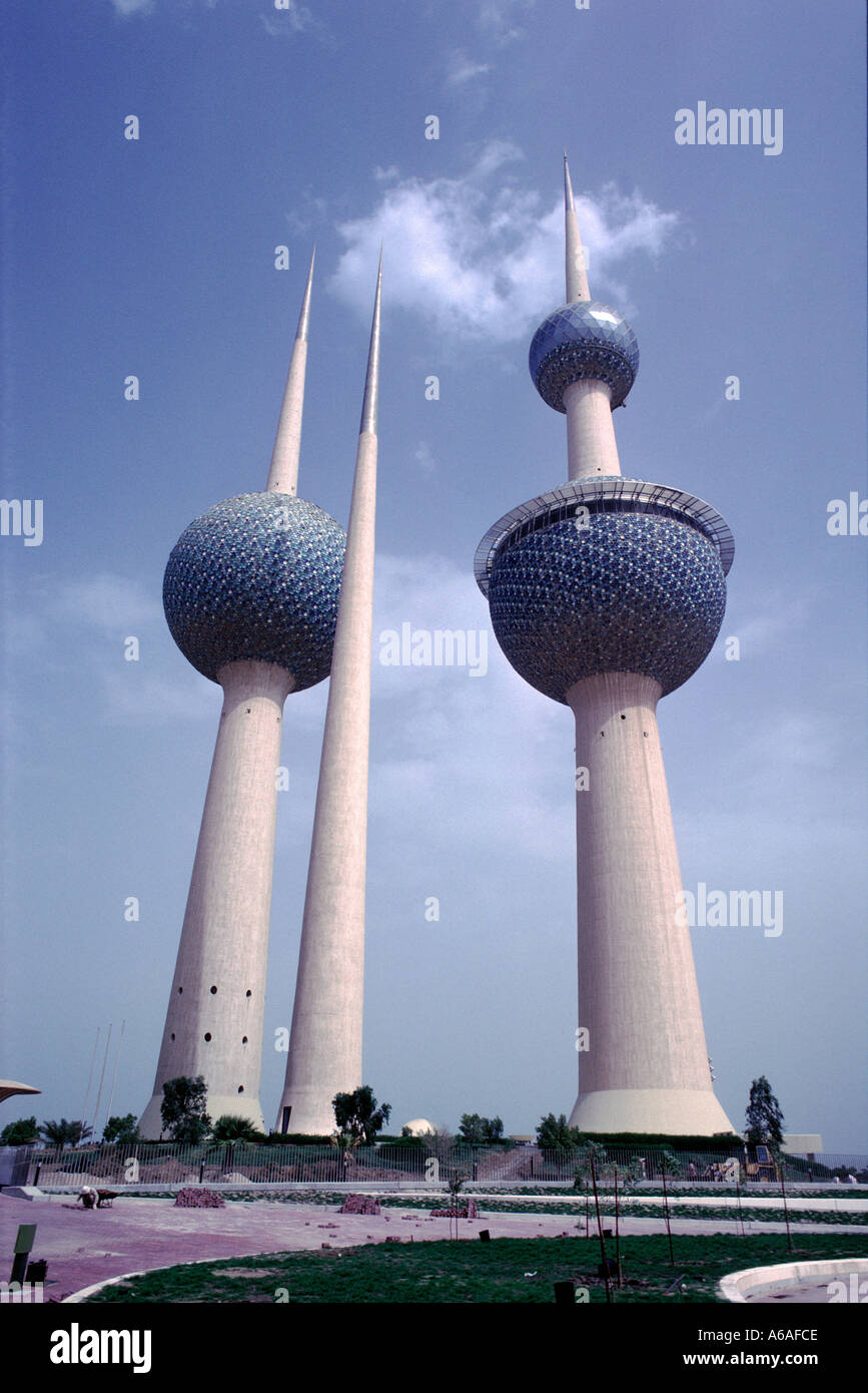 Kuwait Towers Stock Photo