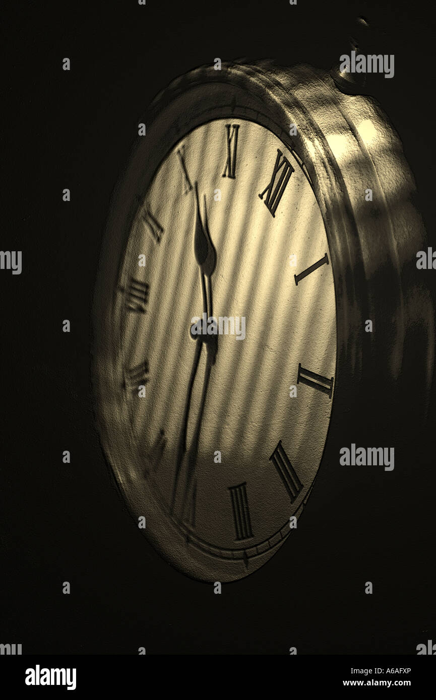 Black and white clock face with texture time concepts Stock Photo Alamy