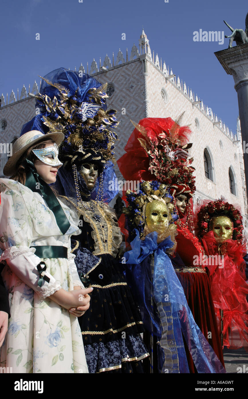 Carnival in Venice, UNESCO World Heritage Site, Italy, Europe. Photo by Willy Matheisl Stock Photo