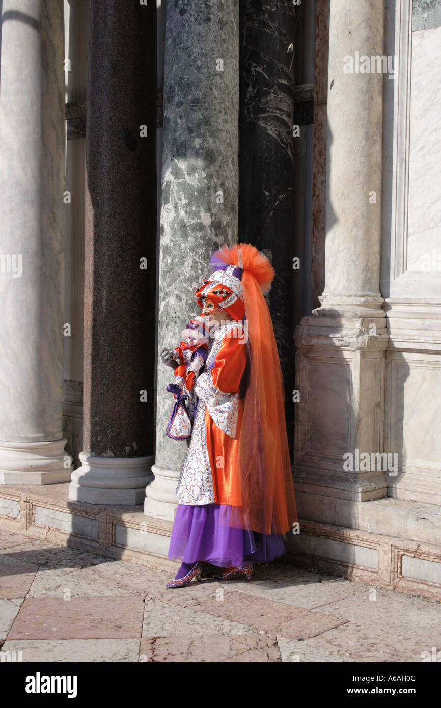 Carnival of Venice, UNESCO World Heritage Site, Italy, Europe. Photo by Willy Matheisl Stock Photo