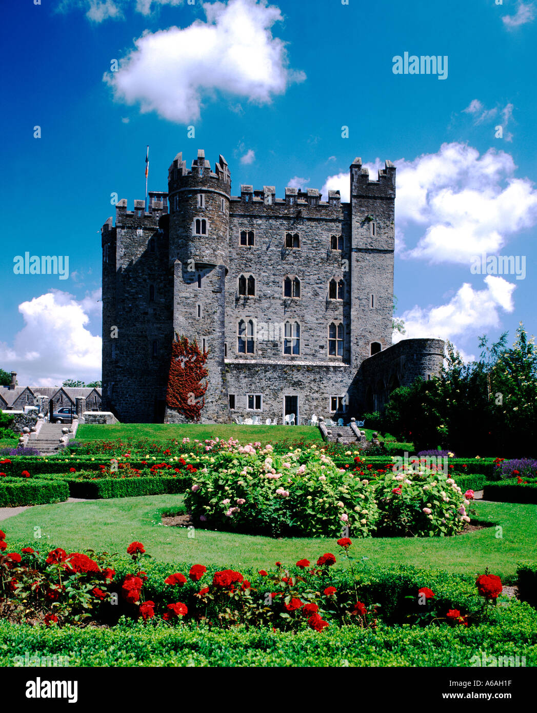 Kilkea Castle, County Kildare, Ireland Stock Photo