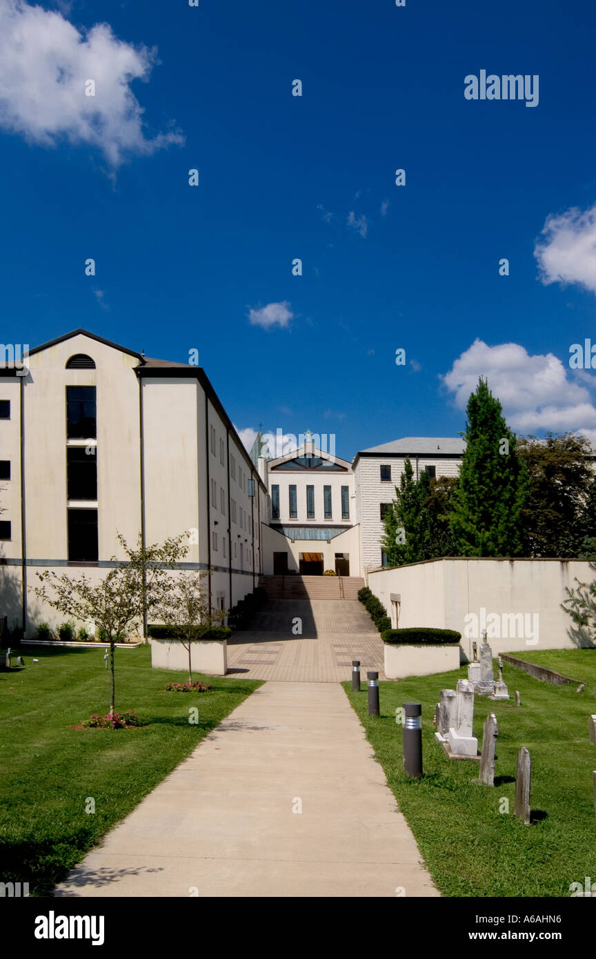 Exterior of the Abbey of Gethsemani in Trappist Kentucky Stock Photo