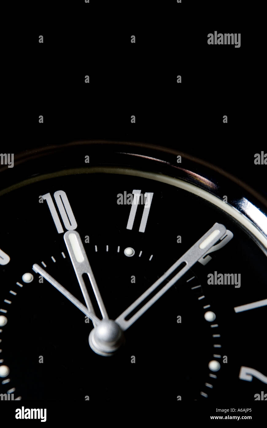 Alarm clock set at ten o clock Stock Photo - Alamy