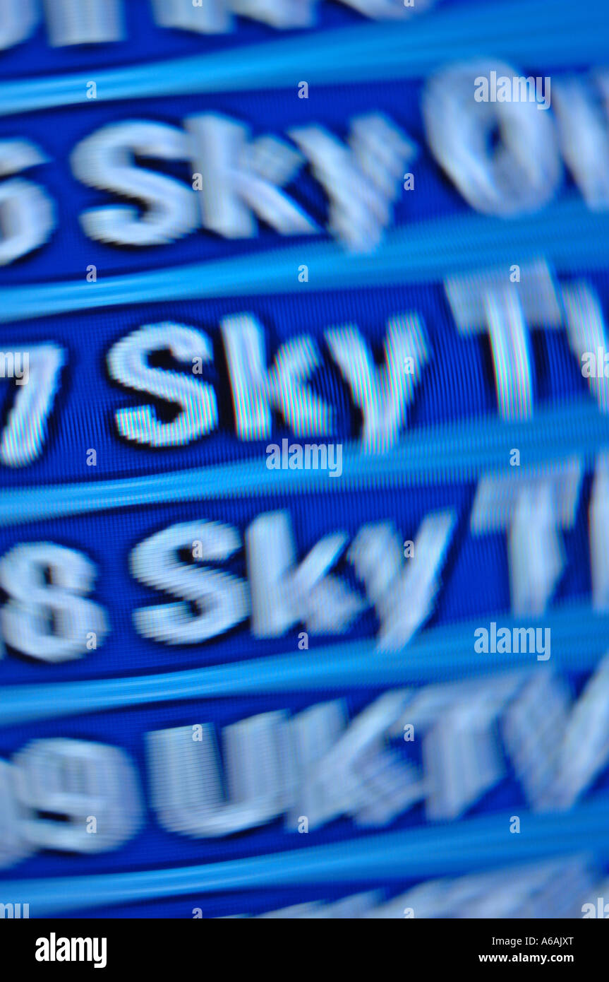 generic BSkyB satellite television company picture Stock Photo Alamy