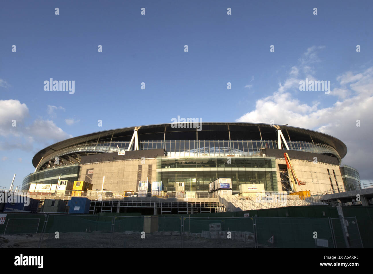 The new Arsenal Emirates soccer Stadium in London UK Stock Photo - Alamy