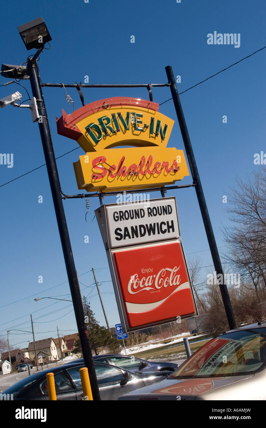 Schallers drive in hires stock photography and images Alamy