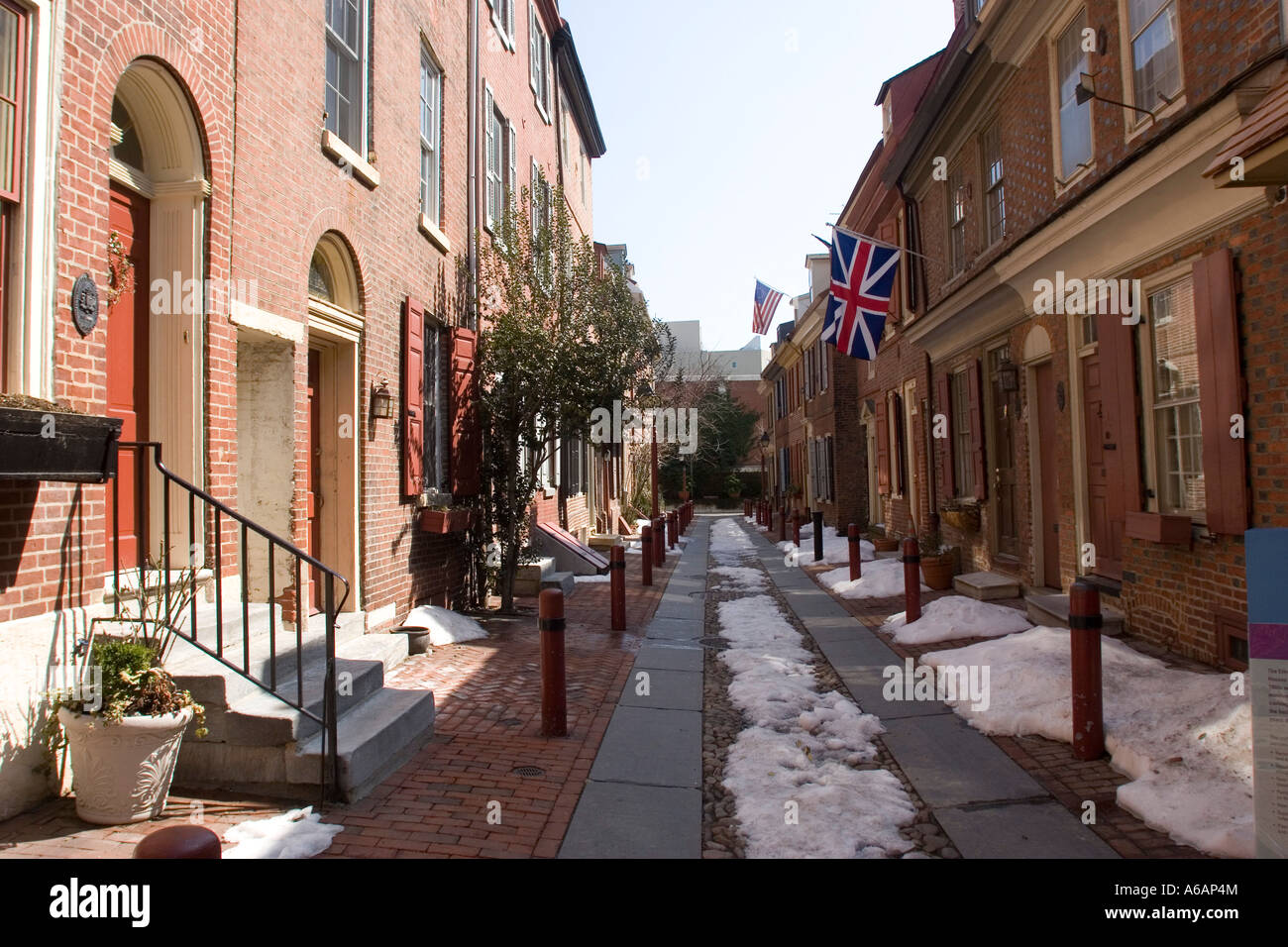 Elfreth’s Alley Philadelphia Pennsylvania USA Stock Photo Alamy