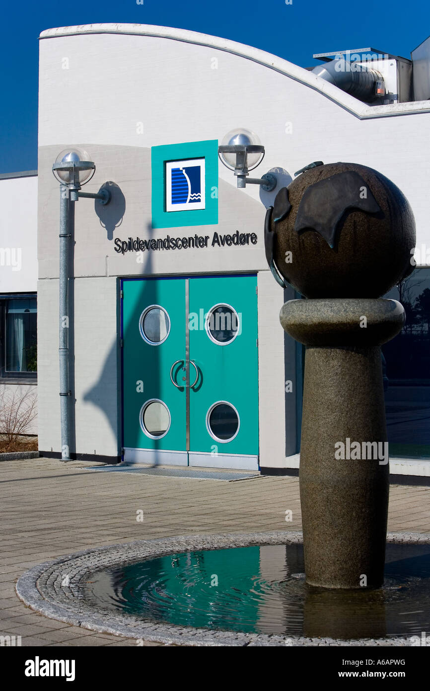 Waste water treatment plant in Denmark Stock Photo Alamy