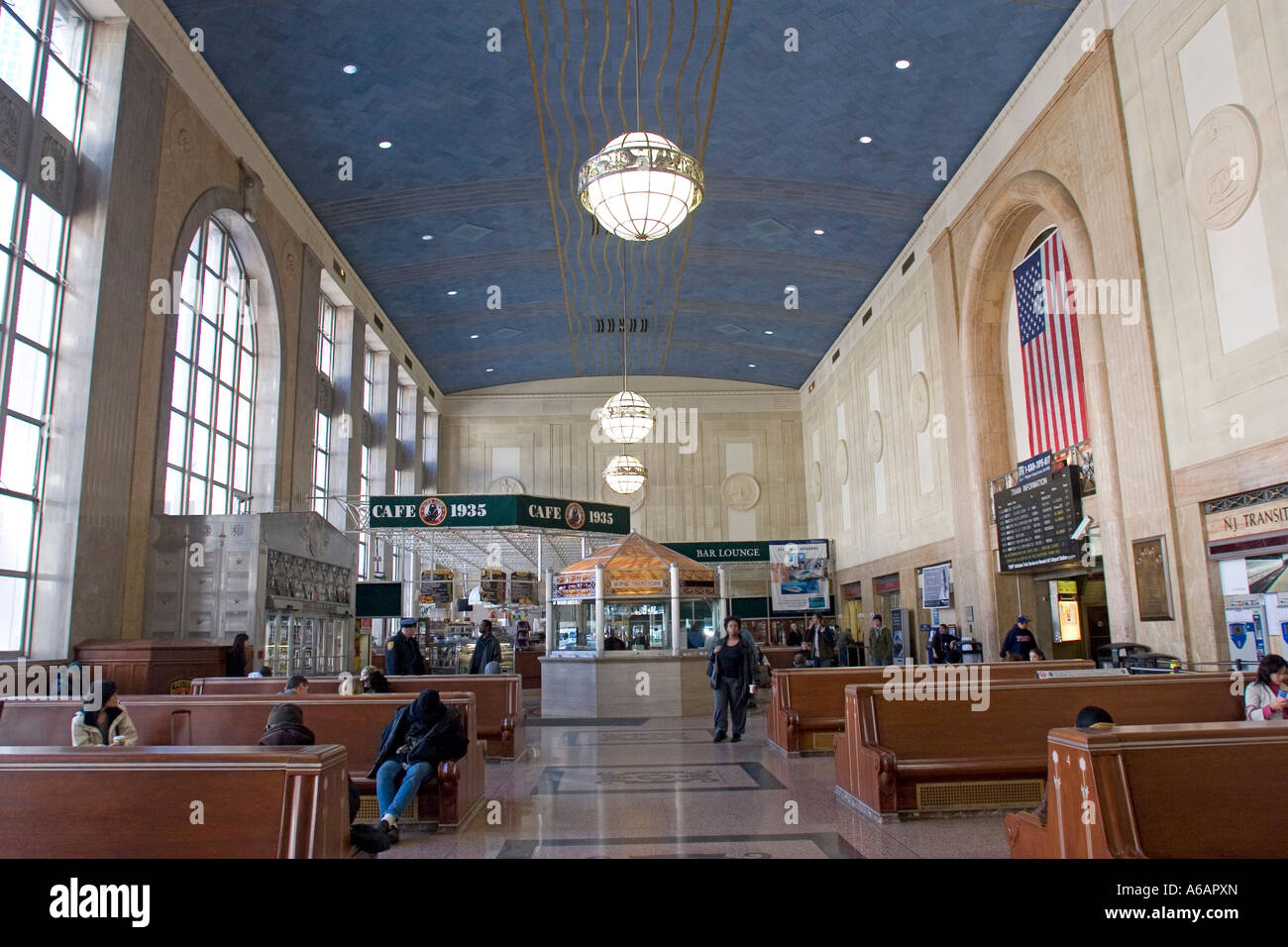 Penn railroad station Newark New Jersey Stock Photo Alamy