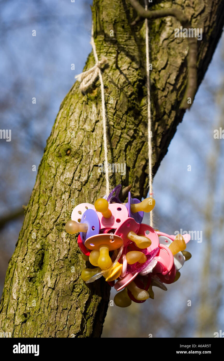 Children stop using dummies Stock Photo Alamy