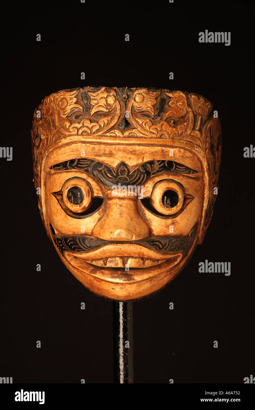 traditional Javanese dance mask Java Indonesia dsca 0831 Stock Photo