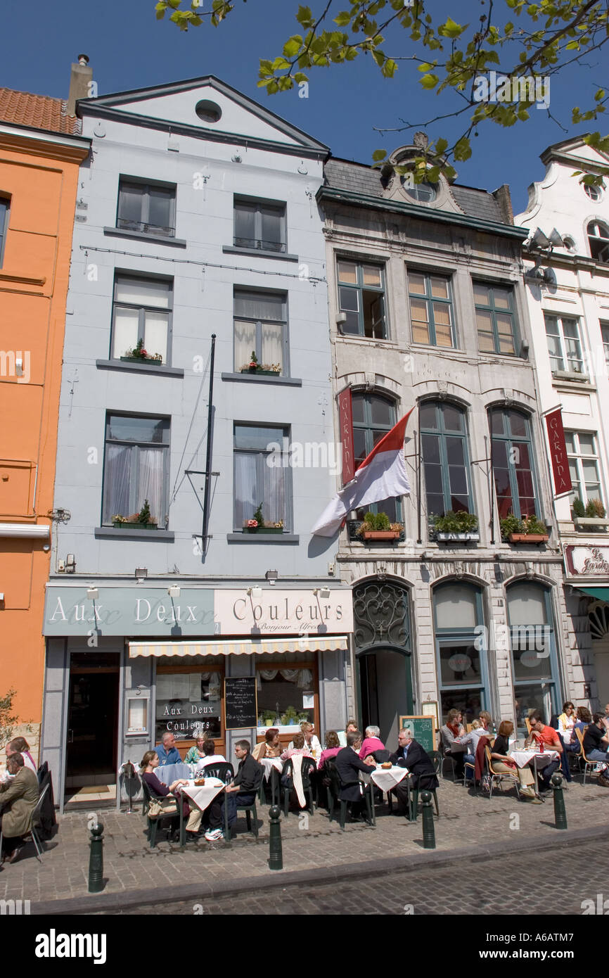 Place Saint Catherine Brussels Belgium Stock Photo