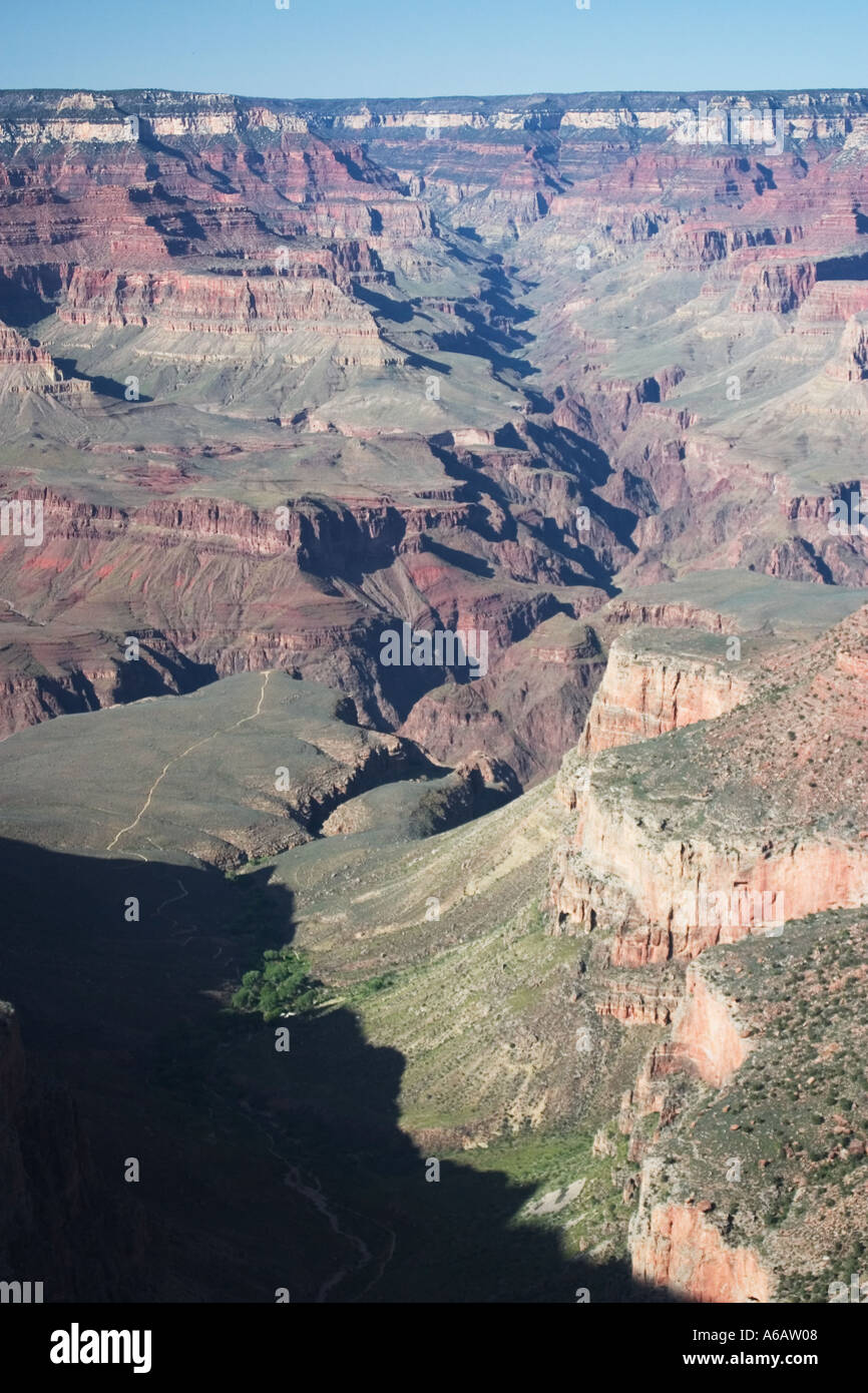 view of the grand canyon from the south rim arizona USA 2005 Stock Photo