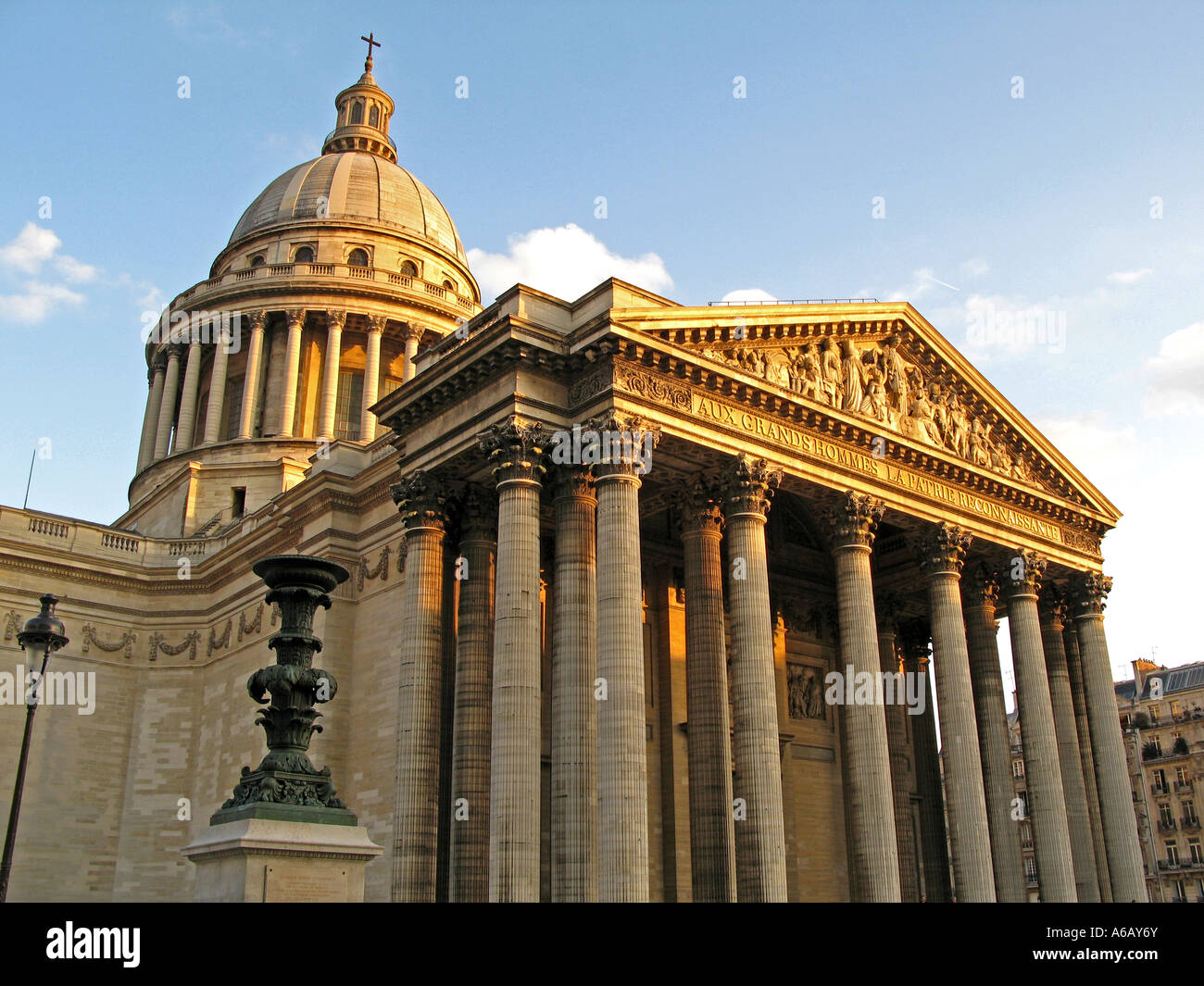 Eglise du Pantheon Paris France Qartier Latin Pediment by David d
