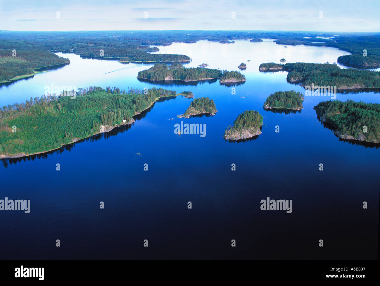 FINLAND SAIMAA LAKELANDS SAVONLINNA LAKE SAIMAA LARGEST LAKE SYSTEM IN  EUROPE Stock Photo - Alamy