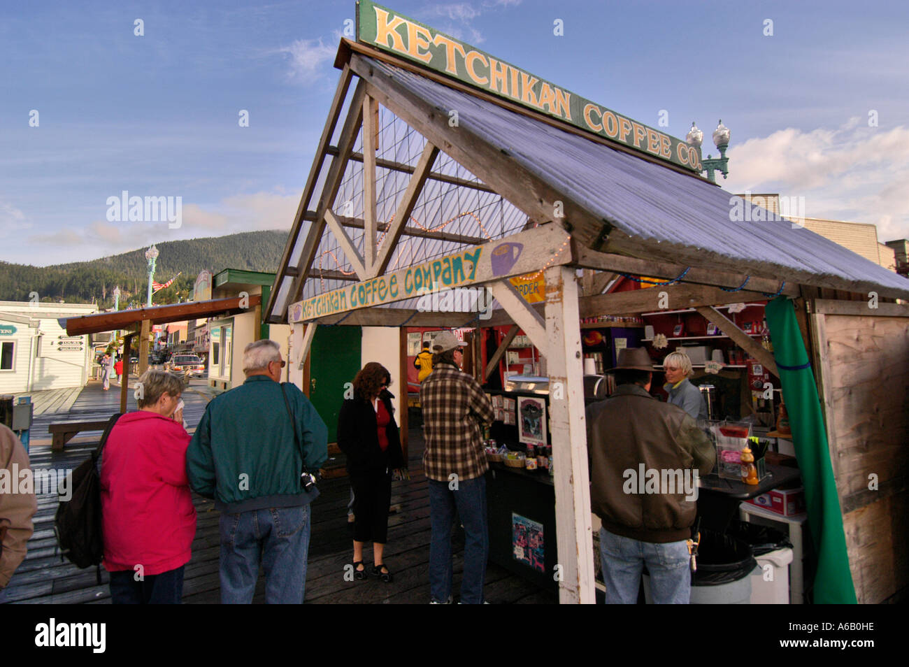 Ketchikan Coffee Company Ketchikan Alaska United States Stock Photo Alamy