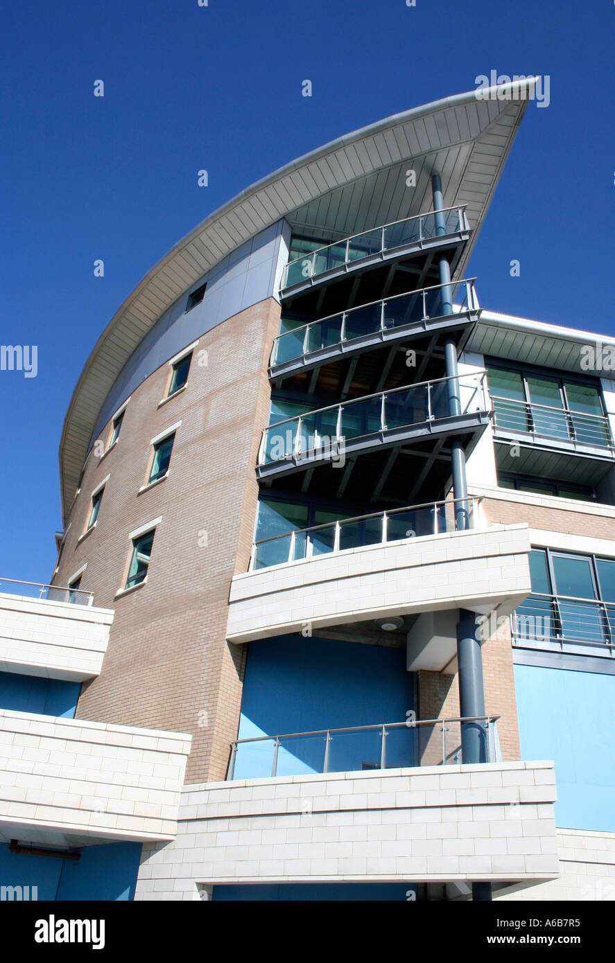 Modern Apartments at Poole Quay, Dorset, UK. Europe Stock Photo Alamy