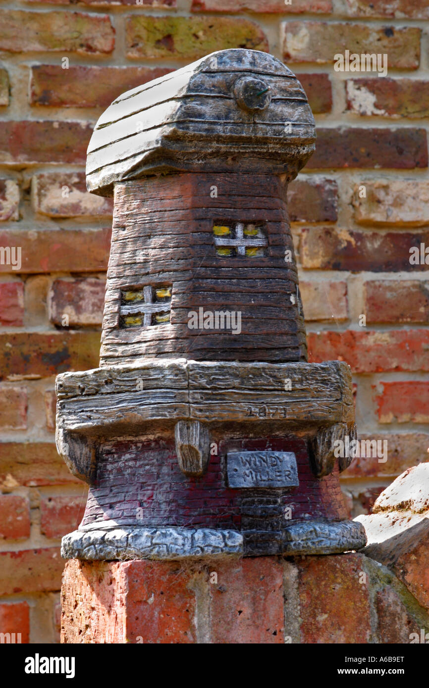 Stone Model Of A Windmill With The Inscription Windy Miller On The