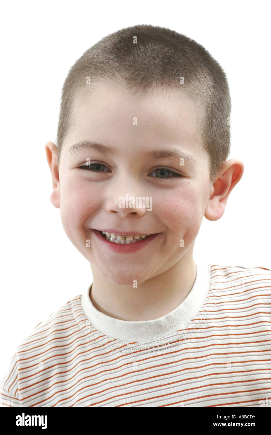 Smiling boy portrait Stock Photo
