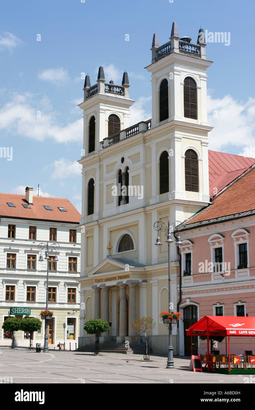 Namestie SNP Square, Banska Bystrica, Slovakia Stock Photo