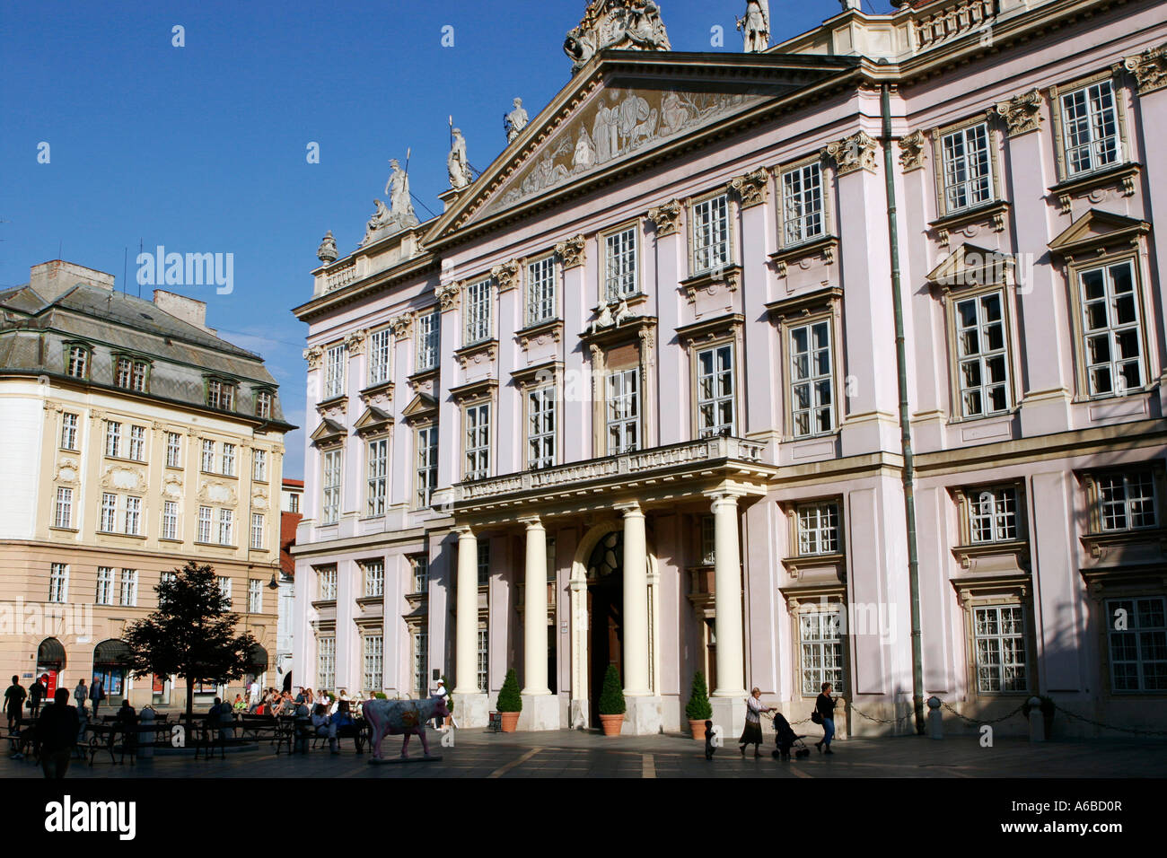 Slovakia Bratislava Primatial Palace Stock Photo