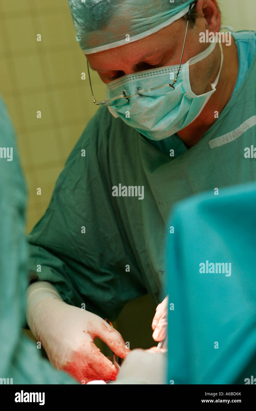 Caesarian Operation Stock Photo - Alamy