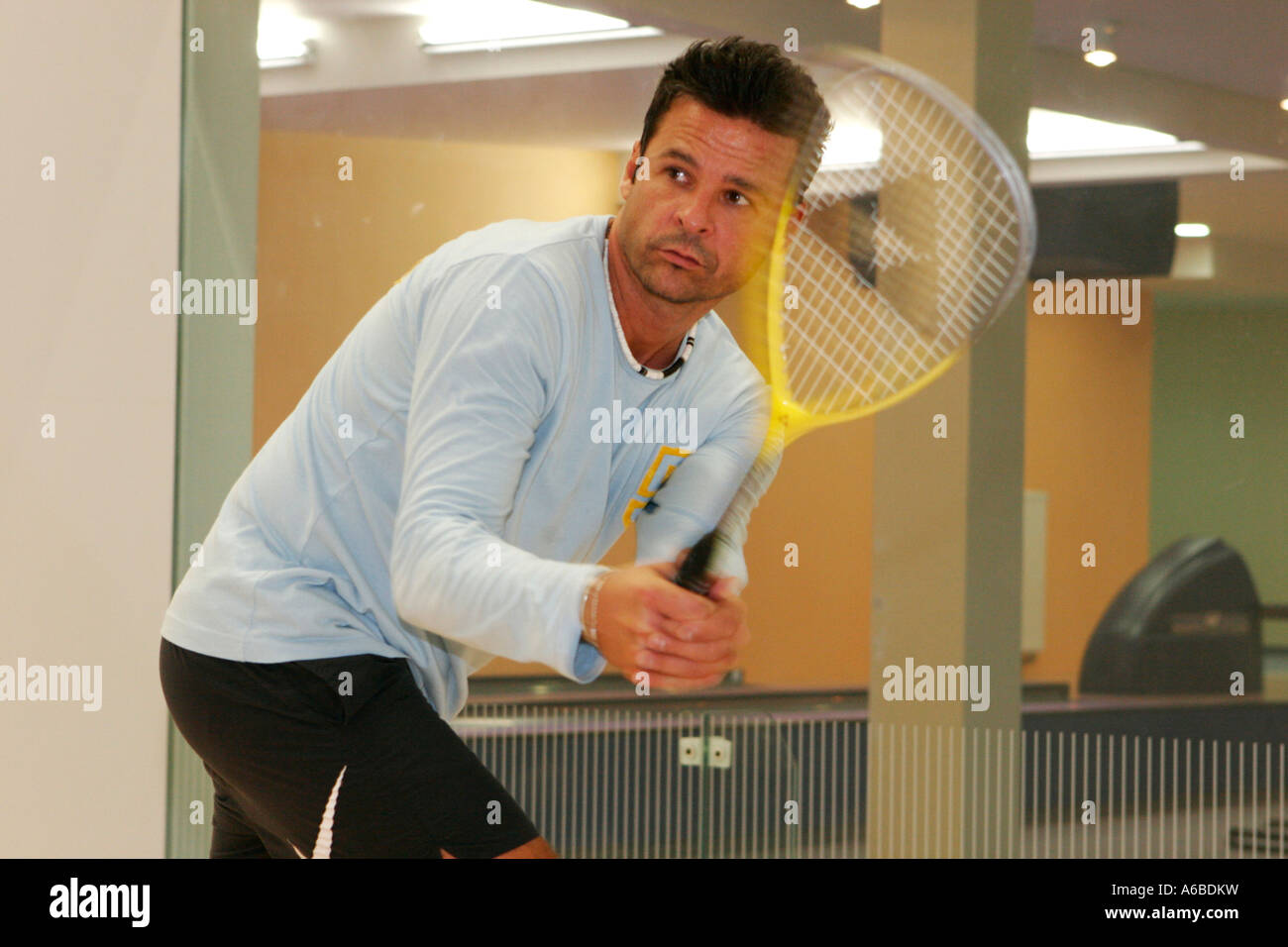 Squash Player Stock Photo