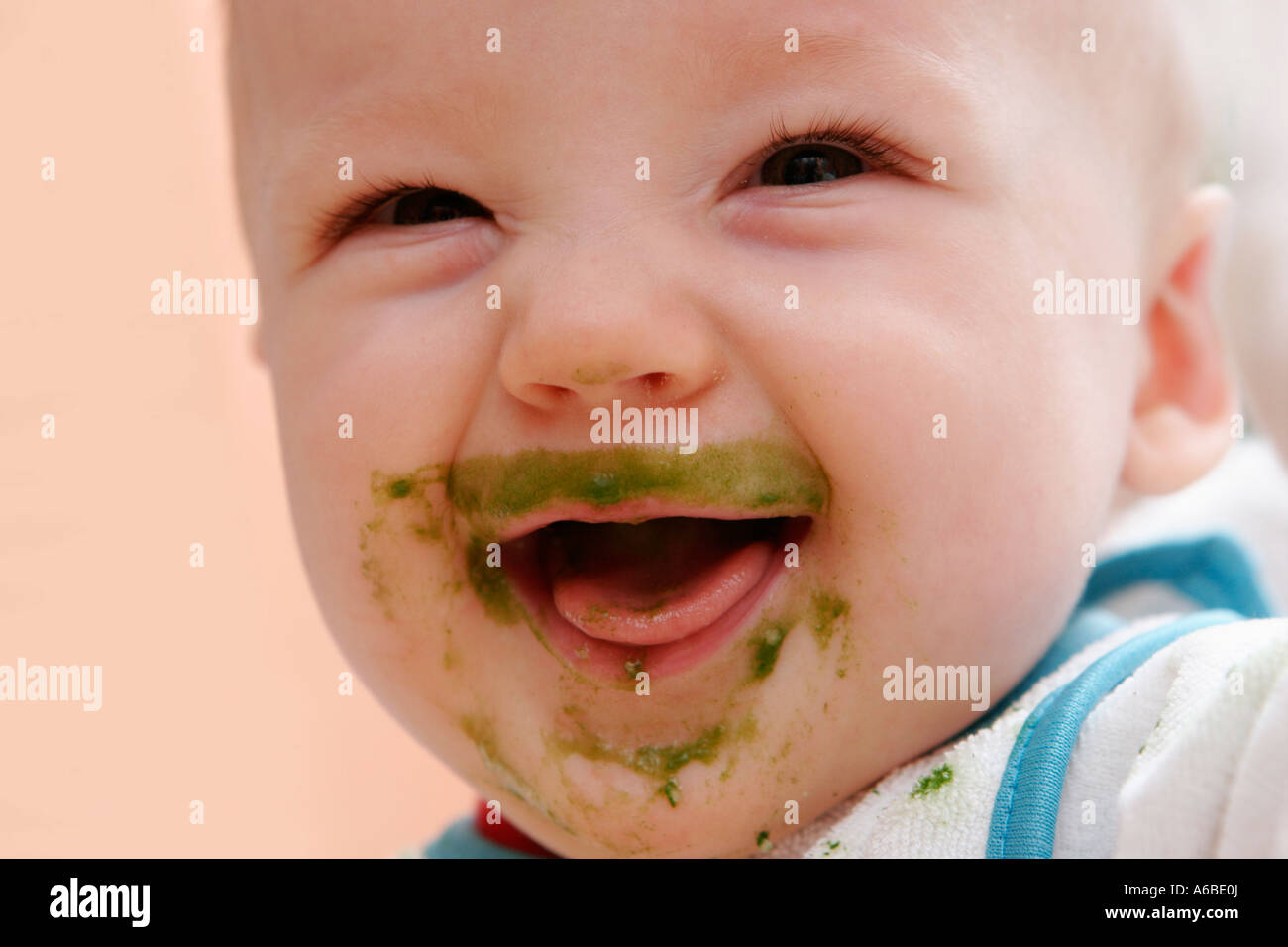 Dirty Baby Mouth Stock Photo Alamy
