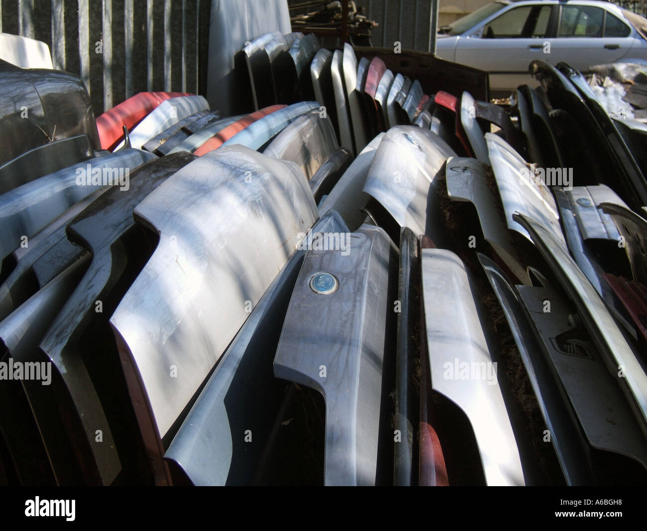 Car scrapyard hires stock photography and images Alamy