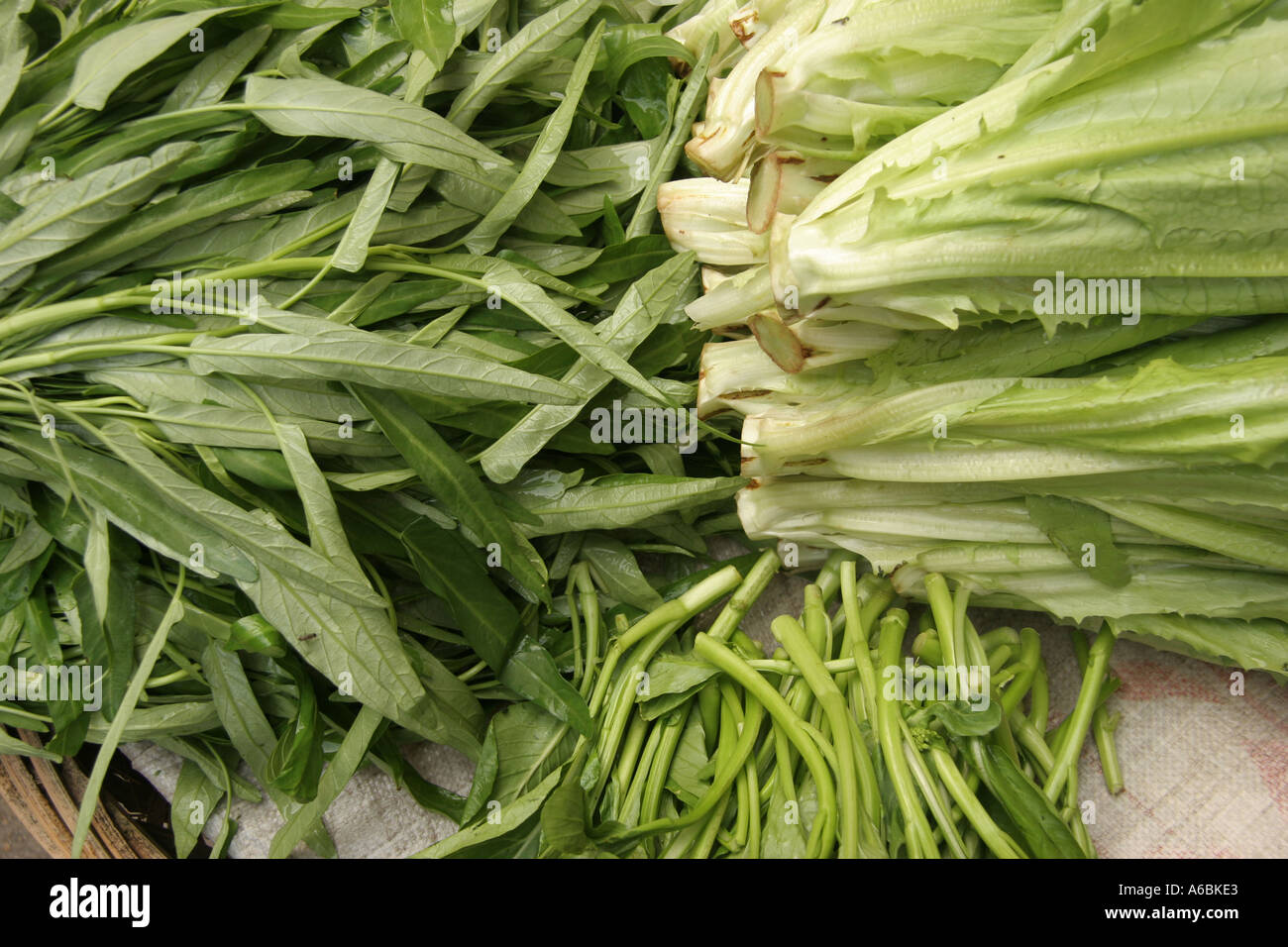 Fresh Food in Chinese Market Stock Photo Alamy