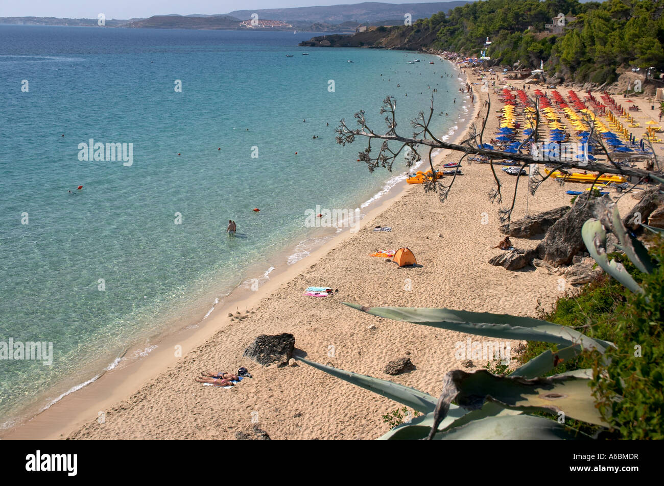 Kefallonia, Makrys gyalos beach, Ionian sea, Greece Stock Photo