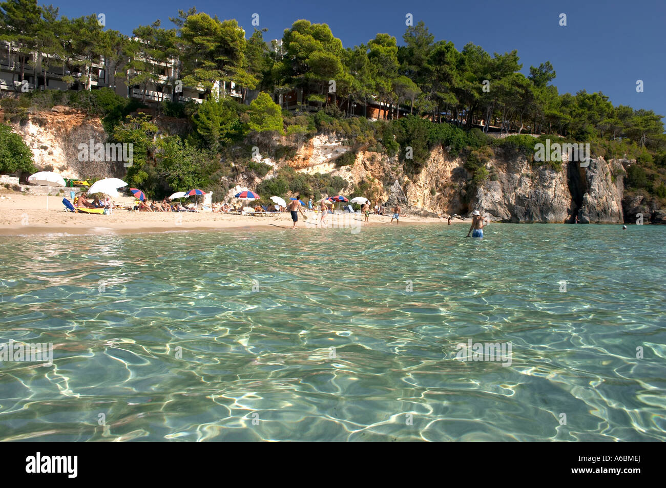 Cefallonia, Platys gyalos beach, Ionian sea, Greece Stock Photo