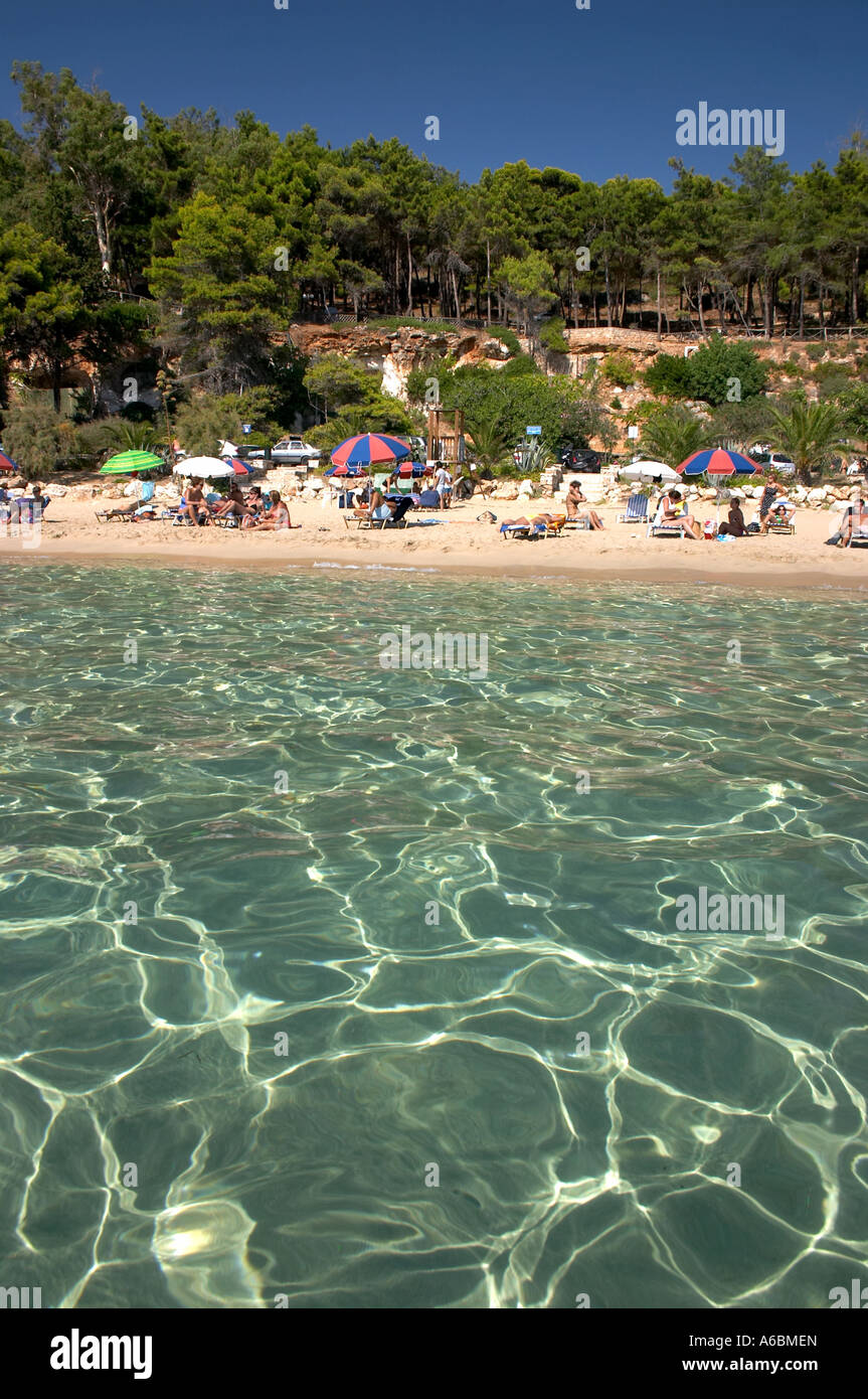 Cefallonia, Platys gialos beach, Ionian sea, Greece Stock Photo