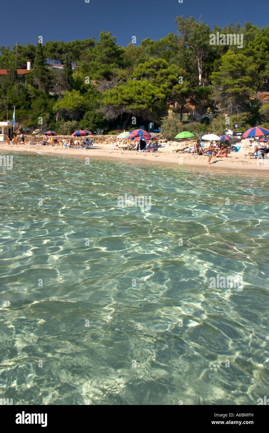 Kefallonia, Platys gialos beach, Ionian sea, Greece Stock Photo