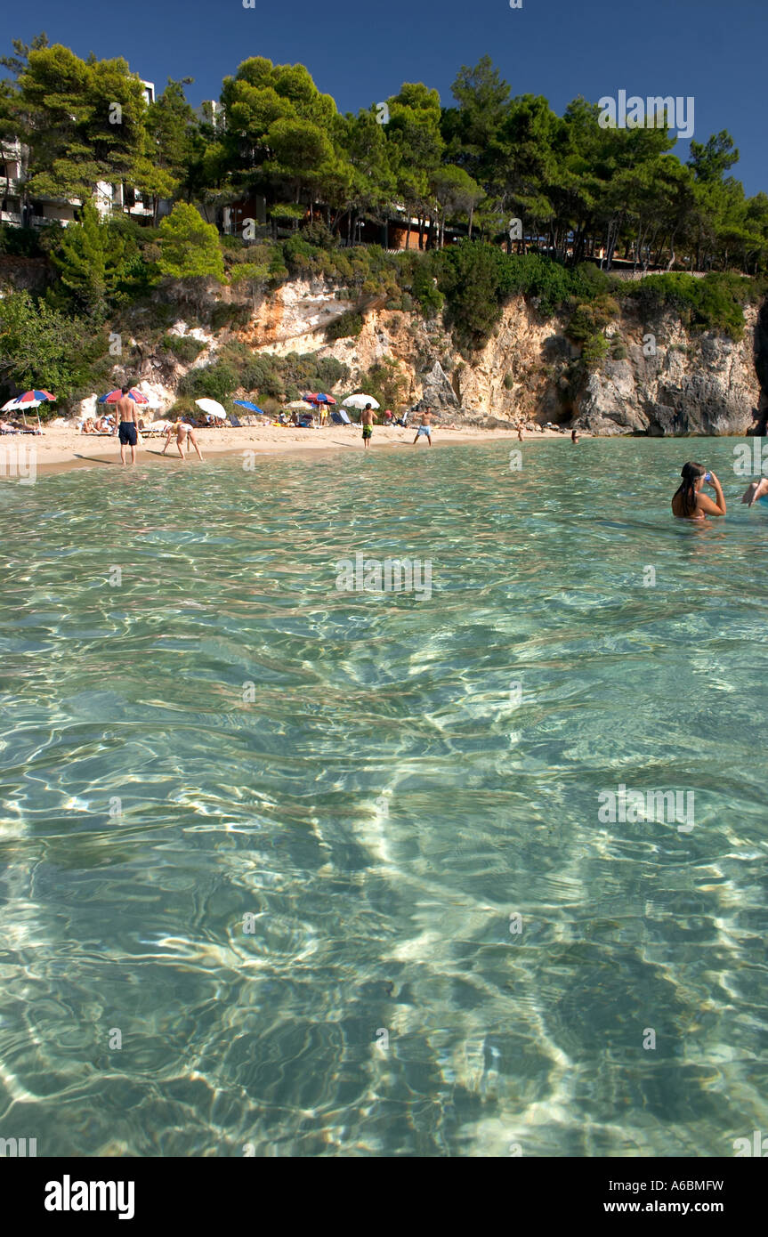 Kefallonia, Platis gyalos beach, Ionian sea, Greece Stock Photo