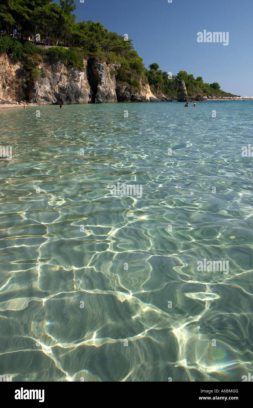 Kefallonia, Platys gialos beach, Ionian sea, Greece Stock Photo