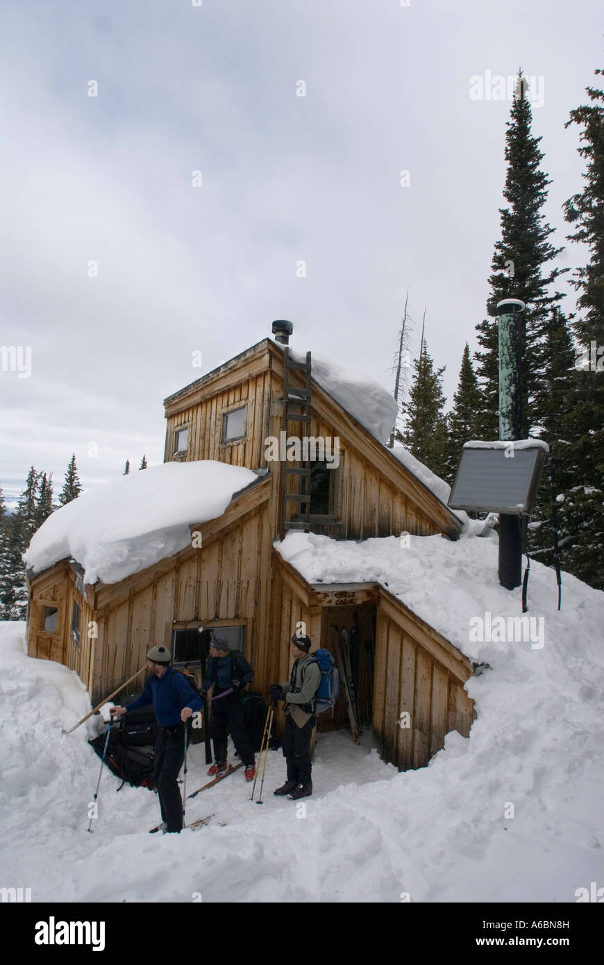 Carl's Cabin. One of the Tenth Mountain huts near New York Mountain