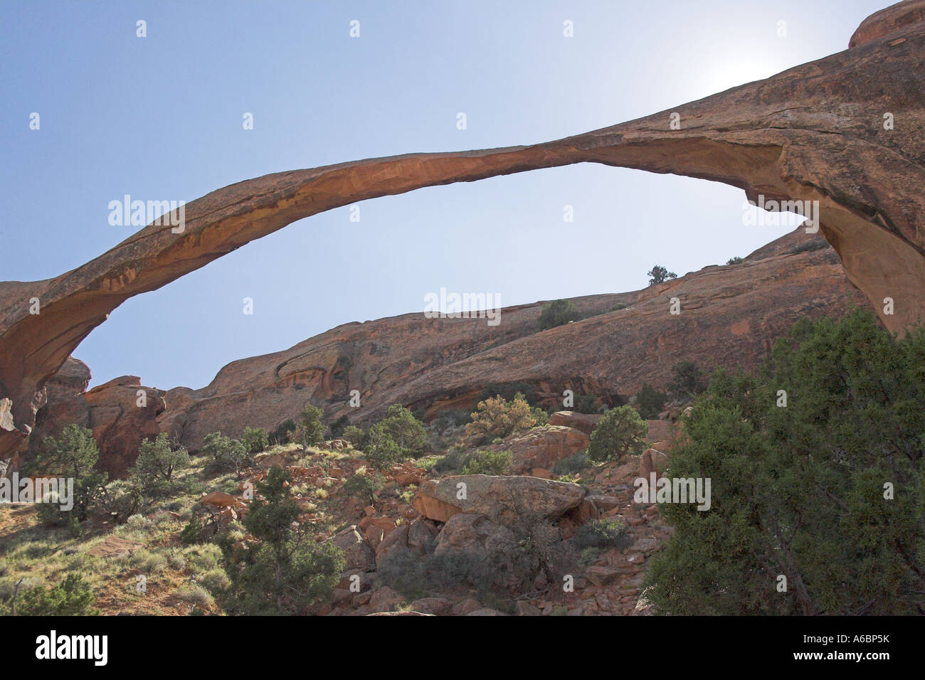 Landscape Arch from the Devil s Garden Trail Arches National Park Utah ...