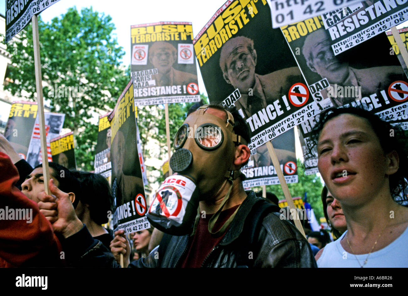 Protest Stop Israel s war on Palestine Paris France Stock Photo